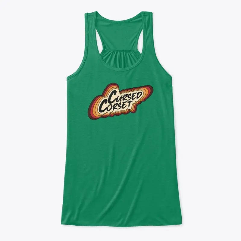 Cursed Corset Retro Logo Tank Top